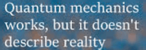 QM does not explain reality